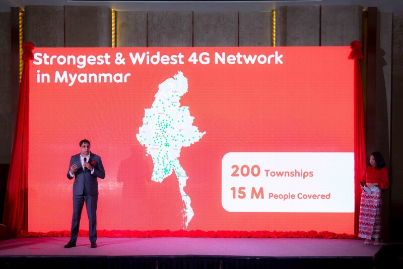 Ooredoo Myanmar 4G rollout