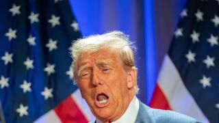 Washington, United States. 13th Nov, 2024. US President-elect Donald Trump attends a meeting with House Republicans at the Hyatt Regency hotel in Washington, DC on Wednesday, November 13, 2024. Pool Photo by Allison Robbert/UPI Credit: UPI/Alamy Live News
