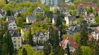 Villas in Neroberg district of Wiesbaden, Germany.