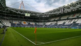 A general view of Allianz Stadium during the match between Juventus FC and FC Internazionale on may 15, 2021 in Turin, Italy.