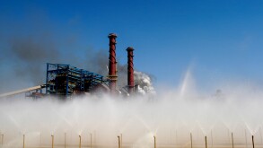 The production of cane ethanol Piracicaba San Paulo Brazil