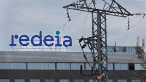 Facade of the headquarters of Red Electrica Corporacion, on March 29, 2023, in Madrid (Spain). Red Electrica Corporacion, S.A., whose trade name is Redeia, is a Spanish multinational business group that operates in the international electricity market as 