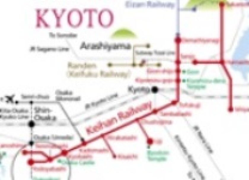 Keihan Electric Railway map 208x150