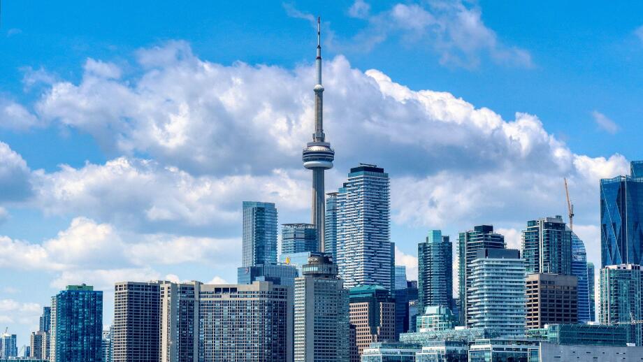 Toronto City Skyline Ontario Canada