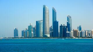 Skyline of downtown Abu Dhabi