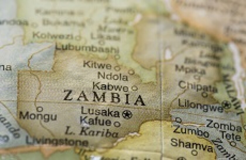 zambia map 230px