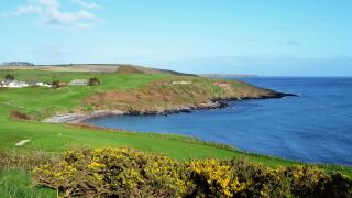 the coastline of southwest ireland near trabolgan, cork, munster, ireland,