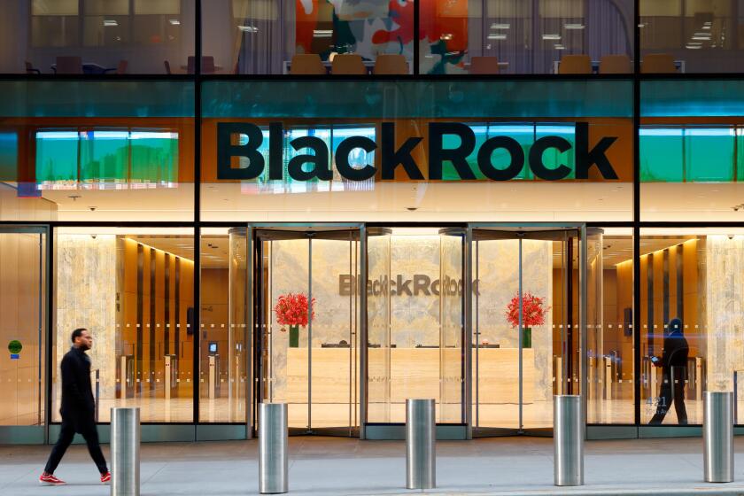 BlackRock corporate headquarters, 50 Hudson Yards, New York. They are an asset management, investment company.