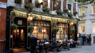 Sherlock Holmes Pub in the Northumberland Street, London, England, Europe