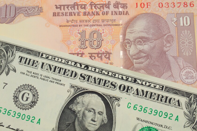 Indian rupee US dollar reserve Bank of india-adobe-2022