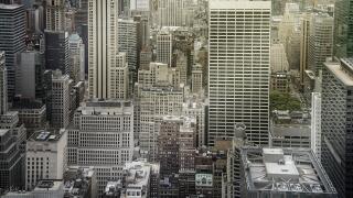 aerial New York Manhattan. Image shot 06/2017. Exact date unknown.