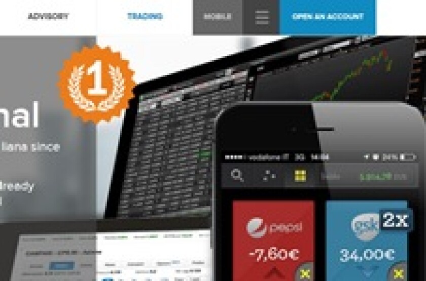 Fineco Bank print screen for web