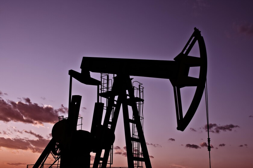 industrial pump jack. Image shot 03/2015. Exact date unknown.