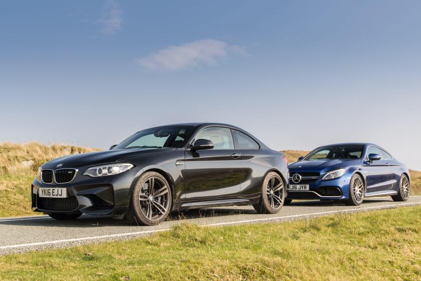 BMW M2, Mercedes C63 AMG during the road test of the year.