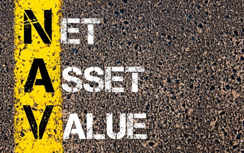 Business Acronym NAV - Net asset value.
Yellow paint line on the road against asphalt background. Conceptual image