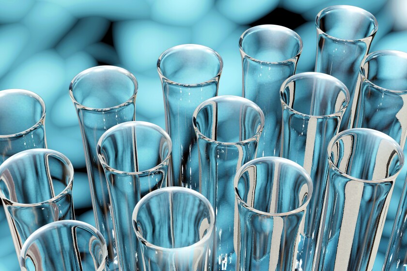 Reagenzglas - 3d Render