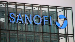 Markennamen: "Sanofi", Berlin.