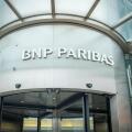 LONDON- JULY 27, 2023: BNP Paribas bank in London-  French international banking group