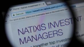 The Natixis Investment Managers website seen through a magnifying glass