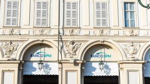 Turin, Italy - November 27, 2024: Banco BPM or Banca Popolare di Milano bank office in Turin or Torino, Piedmont, Italy