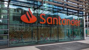 Santander Bank London - Offices of Santander Bank Santander House on Triton Square in Central London