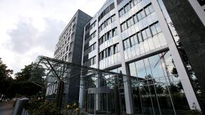 Giesecke & Devrient GmbH headquarters is pictured in Munich, Germany August 15, 2016. REUTERS/Michaela Rehle