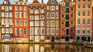 Old buildings in Amsterdam