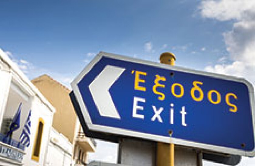 Greek exit