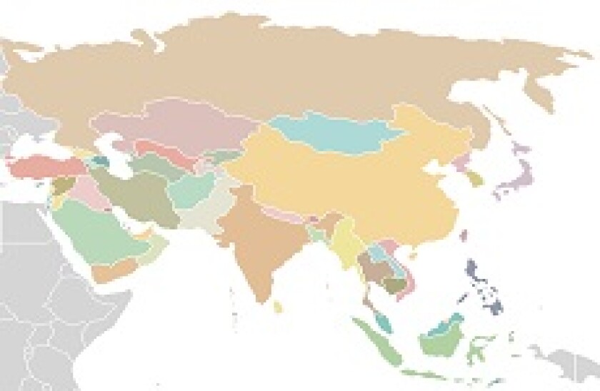 Asia map