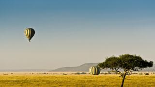 Africa, Tanzania, East Africa, Serengeti, national park, balloon, hot-air balloon, balloon ride,