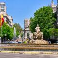 Fuente de Cibeles, Puerta Alcala, Alcala street, Madrid, Spain