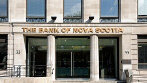 The Bank of Nova Scotia, Finsbury Square, Islington, London, England, UK