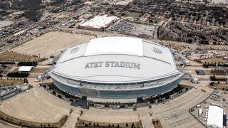 AT&T Stadium the home of the Dallas Cowboys in Arlington Texas USA