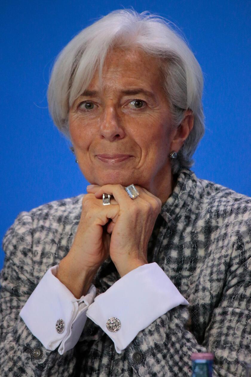 Christine Lagarde - Treffen der Bundeskanzlerin mit den Vorsitzenden internationaler Wirtschafts- und Finanzorganisationen, Bund