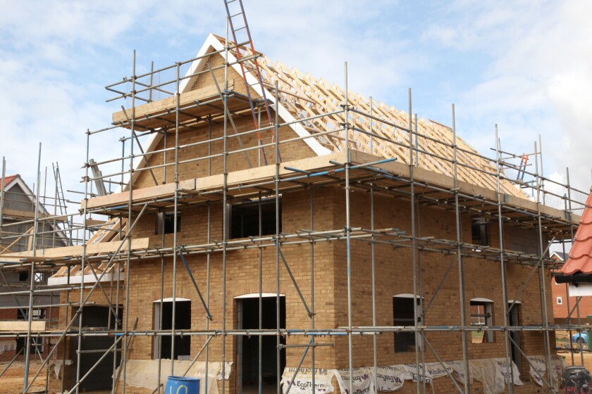 New house construction and building - UK