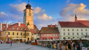Sibiu old town, Transylvania, Romania