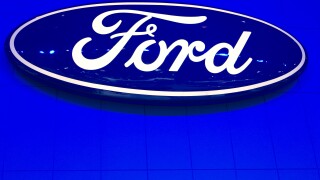 Ford cars at the Washington Auto Show. 