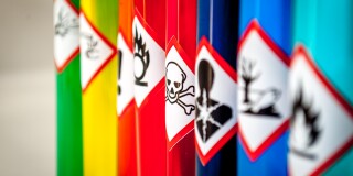 Chemical hazard pictograms Toxic focus