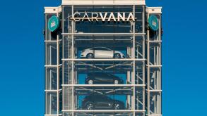 TEMPE, AZ/USA - APRIL 10, 2019: Carvana automobile dealership vending machine. Carvana is an online-only used car dealer.