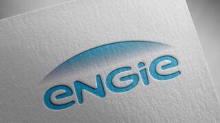 engie logo paper texture illustration