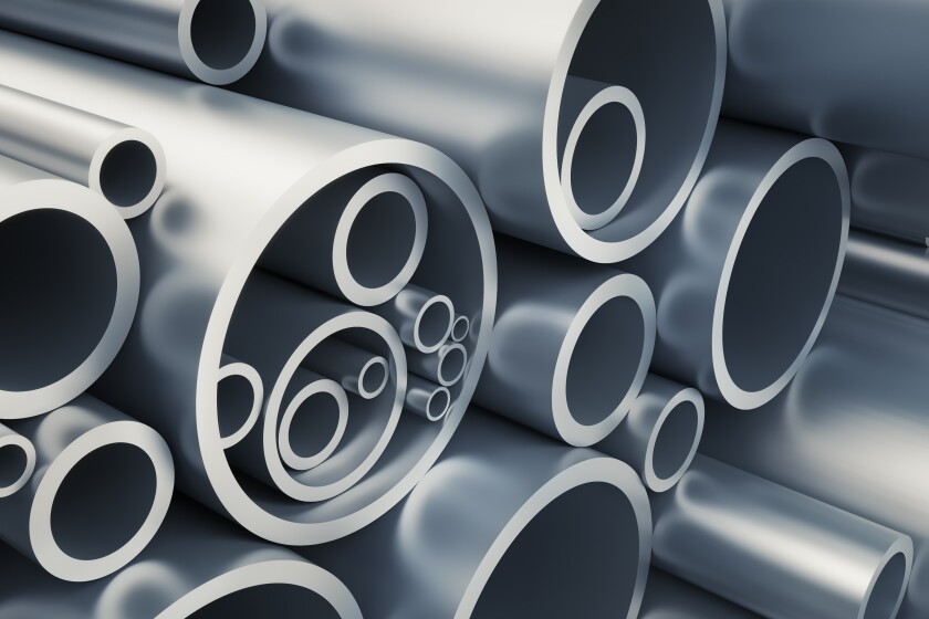 Aluminum tubes adobe