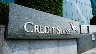 Hong Kong, China. 16th Mar, 2023. A logo of a branch of Swiss banking giant Credit Suisse is seen. On March 18th The fate of Credit Suisse could be decided in the next 24 hours after a torrid week for Switzerland's second biggest bank. (Credit Image: © Ke