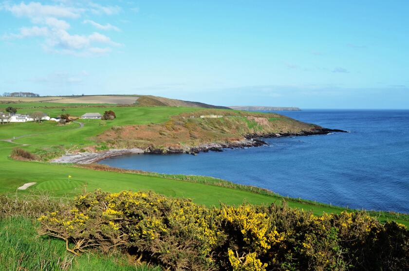 the coastline of southwest ireland near trabolgan, cork, munster, ireland,