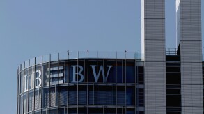 Stuttgart, Germany, headquarters of the Central LBBW Landesbank Baden-Wuerttemberg
