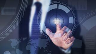 Clicking on a touchscreen