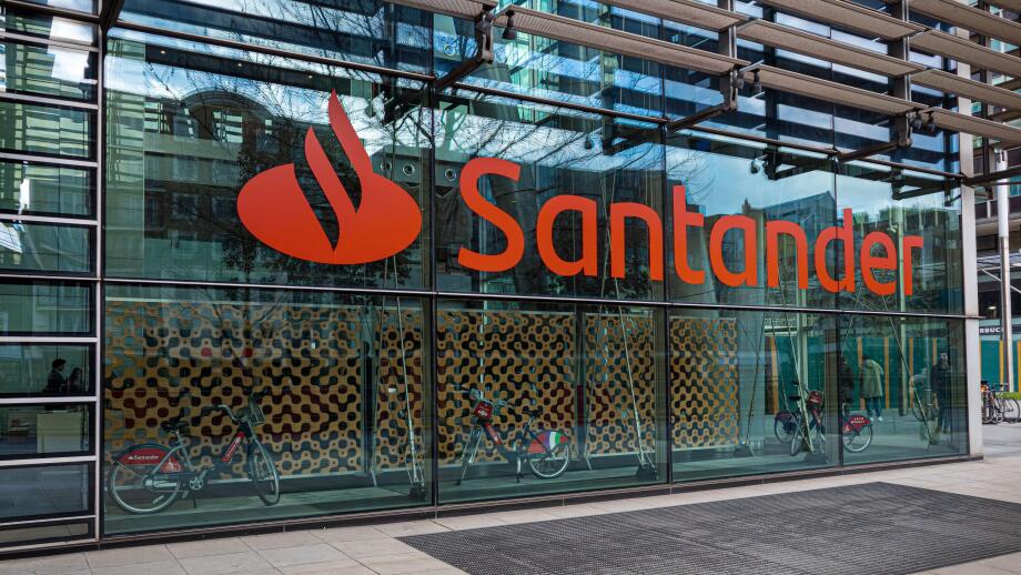 Santander Bank London - Offices of Santander Bank Santander House on Triton Square in Central London