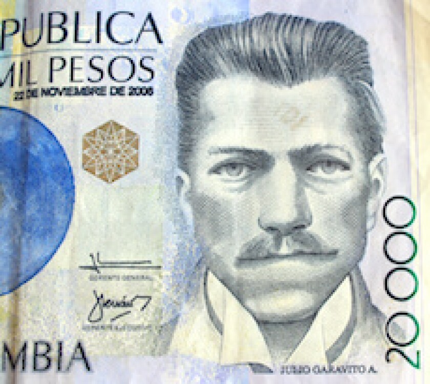 Colombia, peso, local currency, LatAm