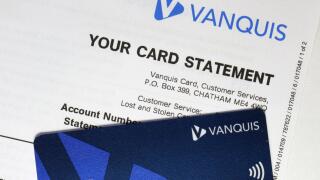 Vanquis credit card statement
