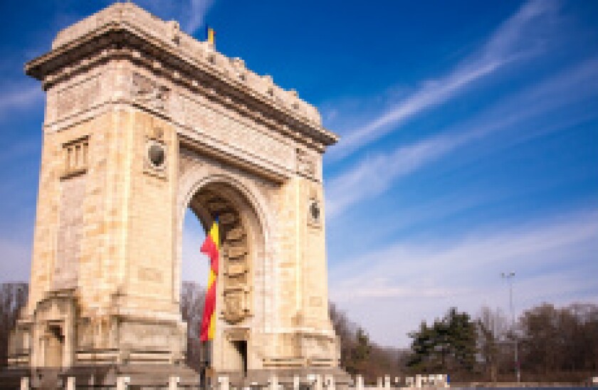 Romania arch