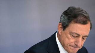 Draghi sad face